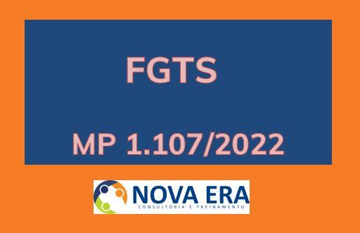 MP 1.107 Altera Data de Recolhimento do FGTS